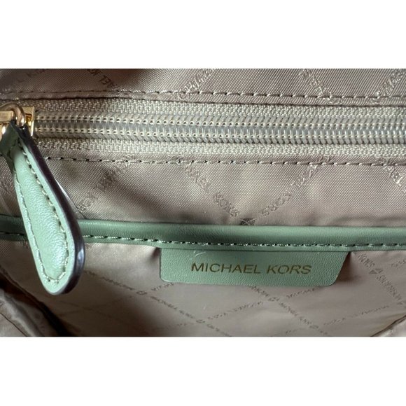 Michael Kors ADINA Pebbled Leather Medium Backpack, School Bag